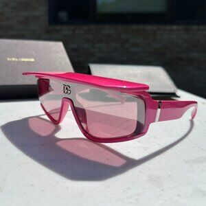 Dolce & Gabbana 0DG6177 Pink Metallic/Pink Mirror Silver Lens